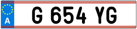 Truck License Plate